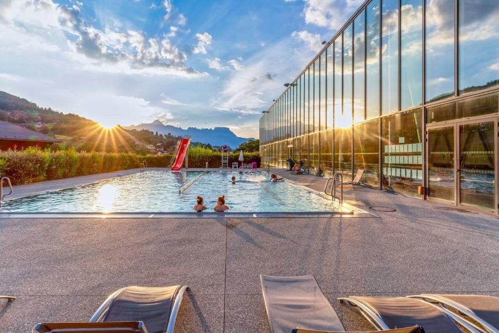 Studio Au Centre De Saint-Gervais-Les-Bains Lägenhet Exteriör bild